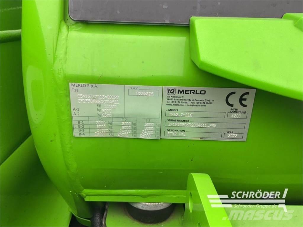 Merlo TF 42.7 - 116 Сельскохозяйственные телескопические погрузчики