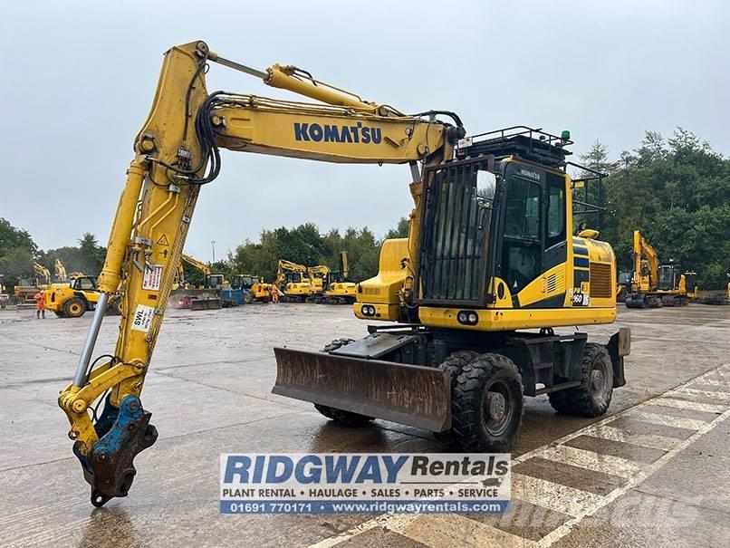 Komatsu PW 160 Колёсные экскаваторы