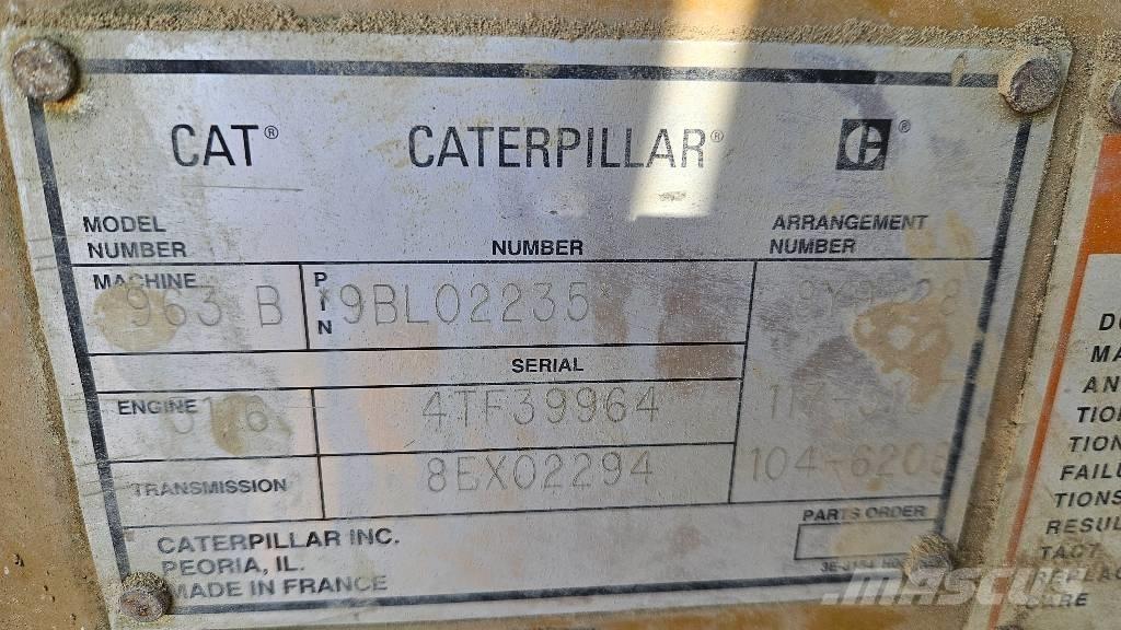 CAT 963 B Гусеничные фронтальные погрузчики