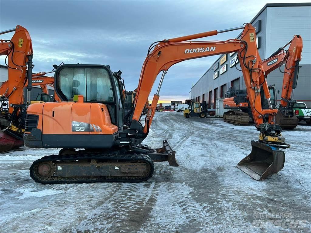 Doosan dx55 Мини-экскаваторы
