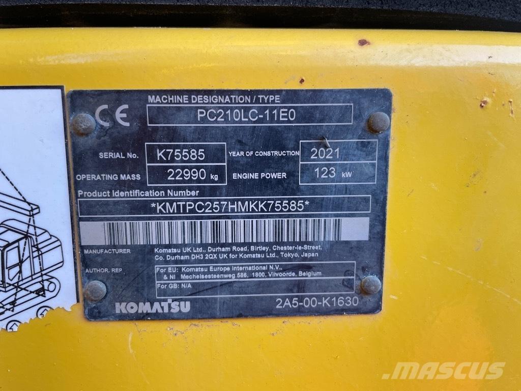 Komatsu PC 210 LC-11 Гусеничные экскаваторы
