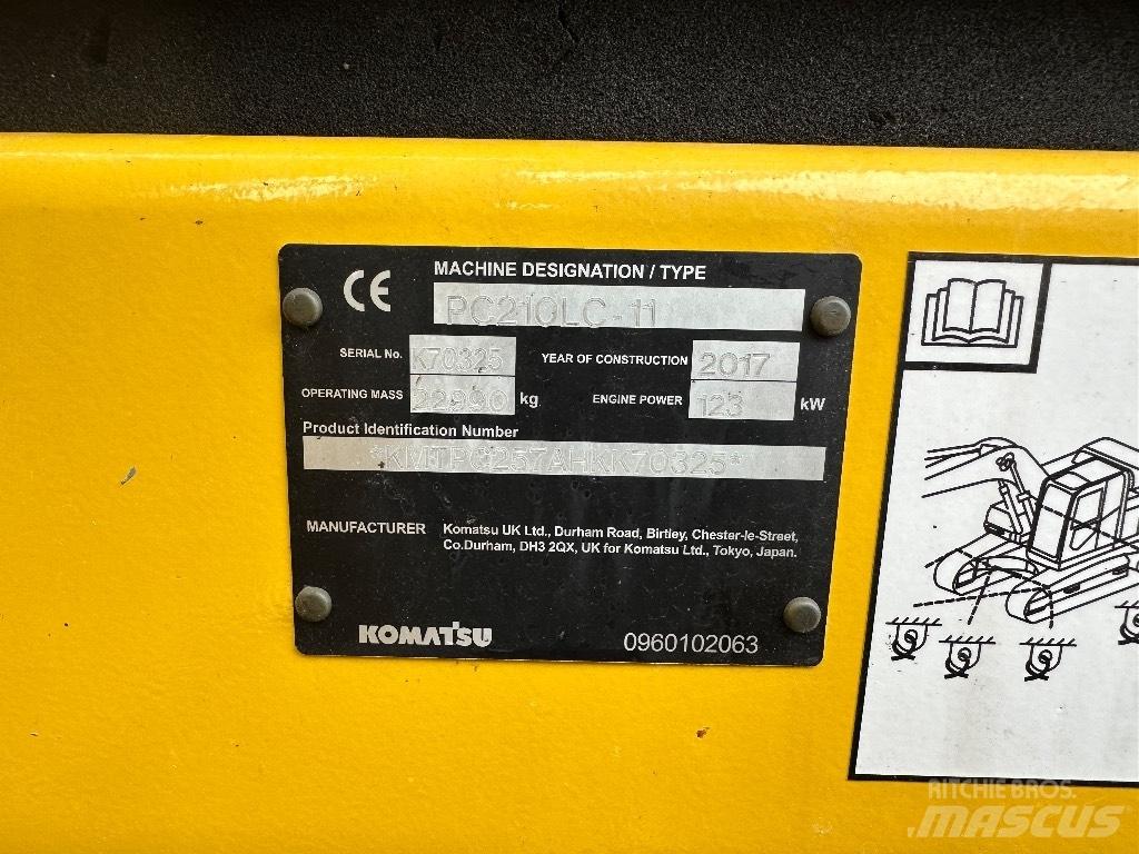 Komatsu PC 210 LC-11 Гусеничные экскаваторы