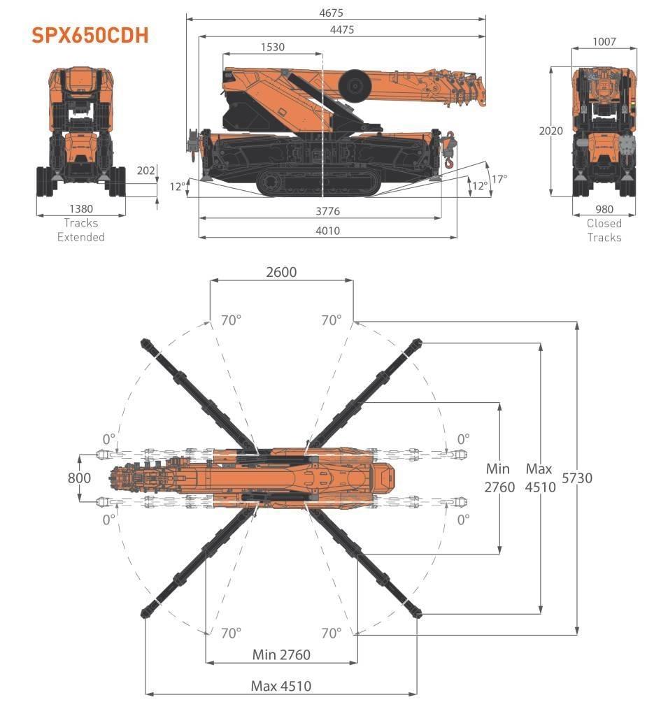 Jekko SPX650CDH Мини-краны
