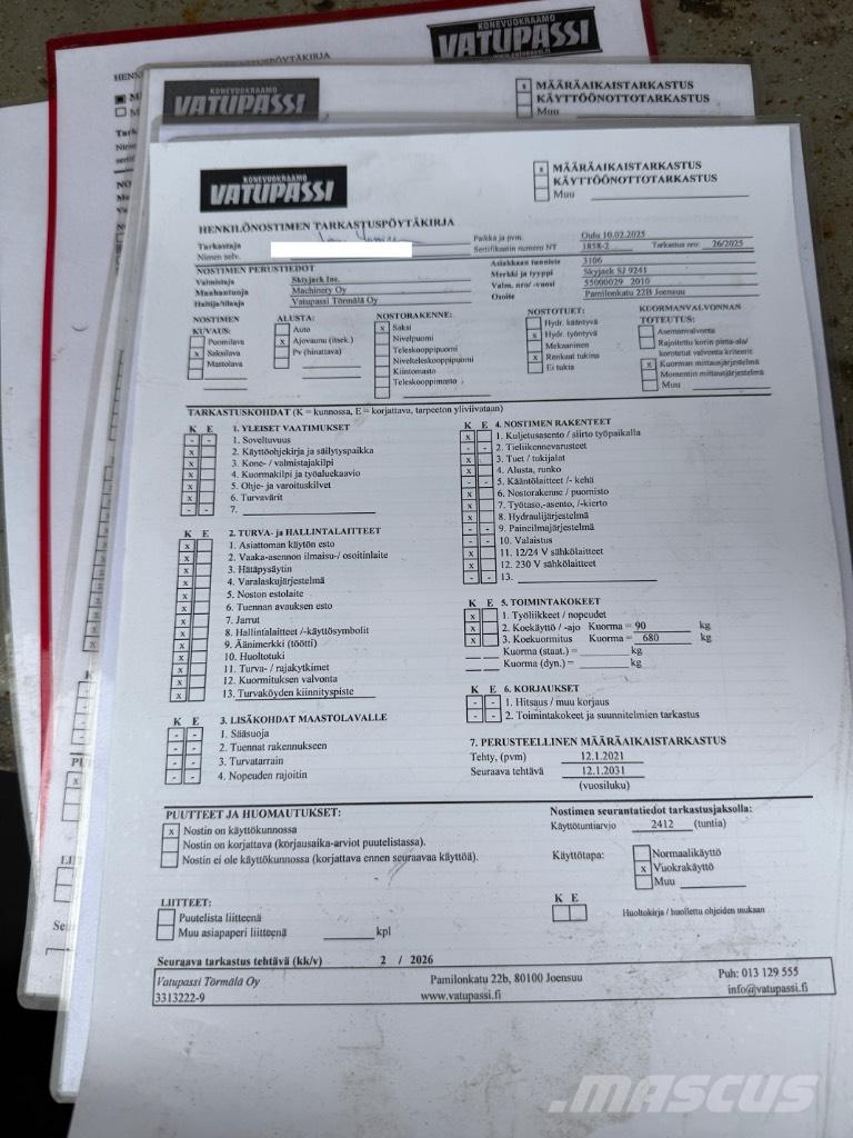 SkyJack SJ 9241 Ножничные подъемники