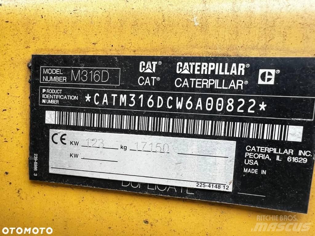 CAT M 316 D Колёсные экскаваторы