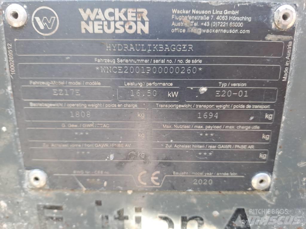 Wacker Neuson EZ17e Гусеничные экскаваторы