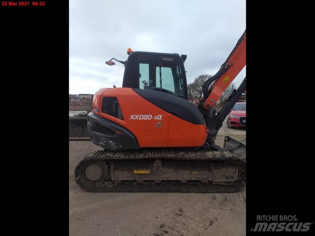 Kubota KX 080-4 Малые экскаваторы 7т-12т