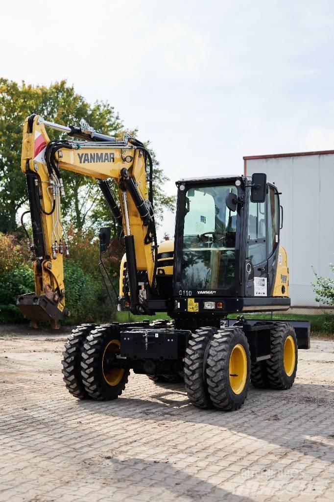 Yanmar B 75 W Колёсные экскаваторы