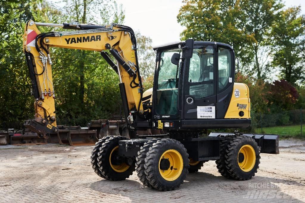 Yanmar B 75 W Колёсные экскаваторы