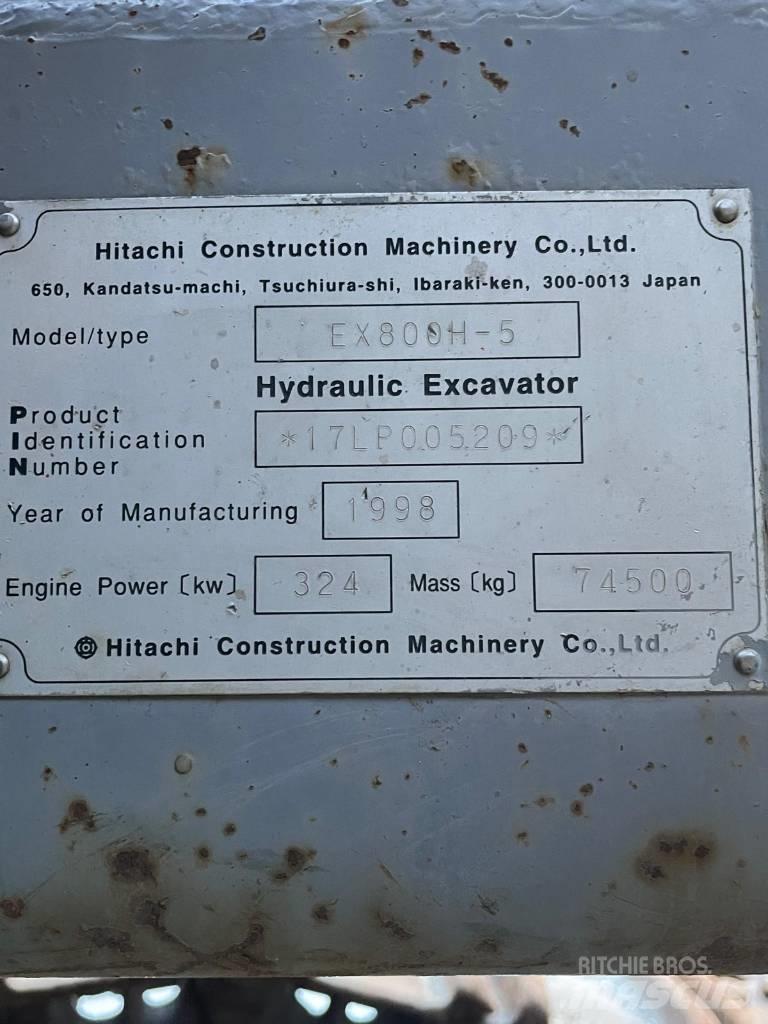 Hitachi EX 800 H-5 Гусеничные экскаваторы