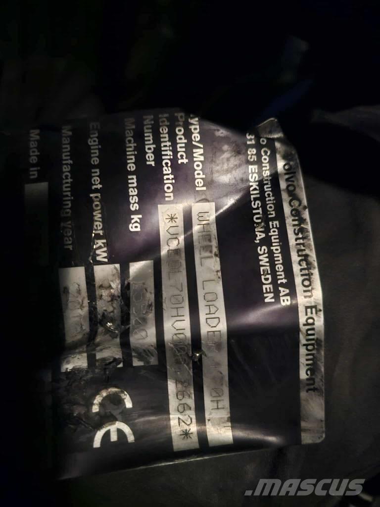 Volvo L 70 H deler Фронтальные погрузчики