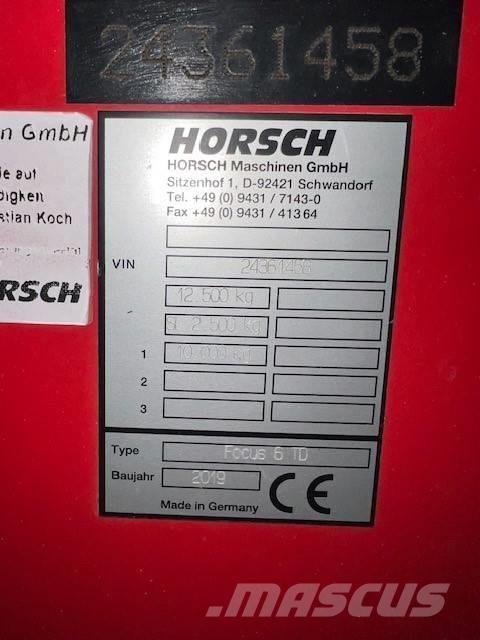 Horsch Focus 6 TD Сеялки