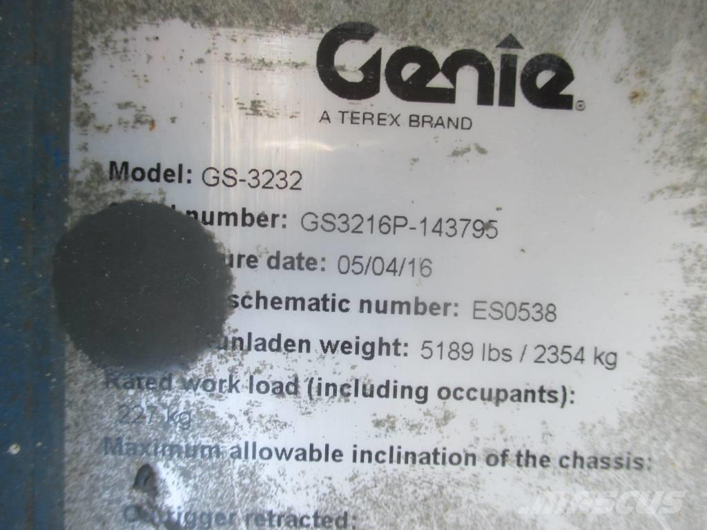 Genie GS 3232 Ножничные подъемники