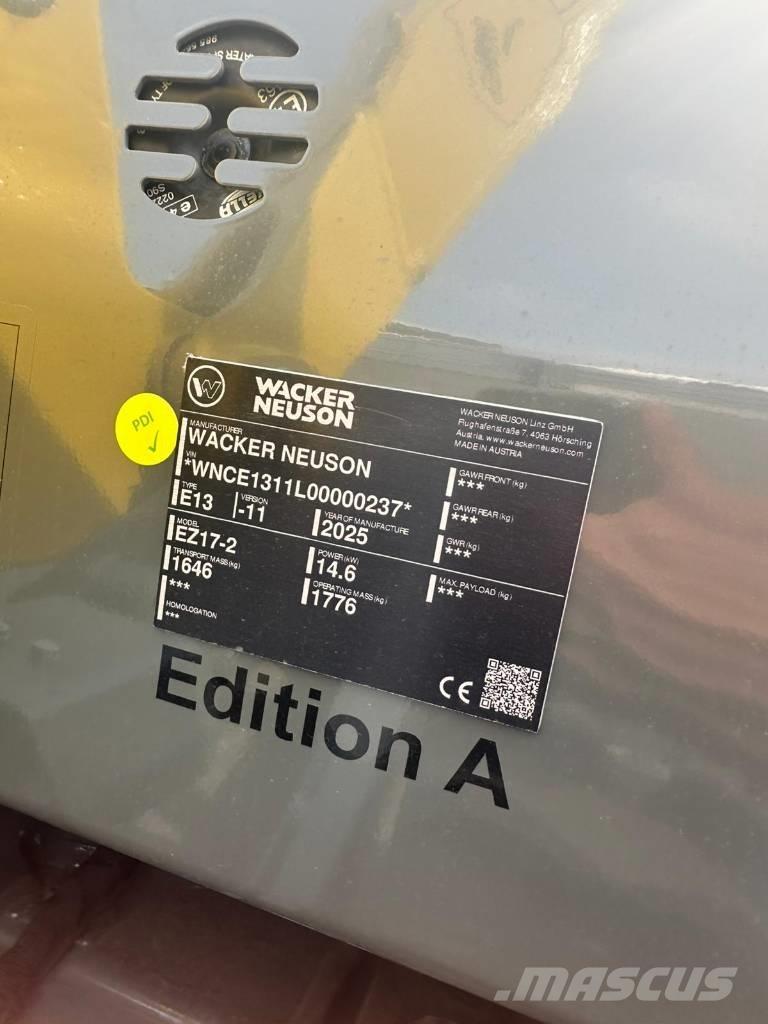 Wacker Neuson EZ 17 Мини-экскаваторы