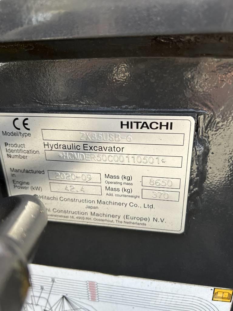 Hitachi ZX 85 US B Малые экскаваторы 7т-12т