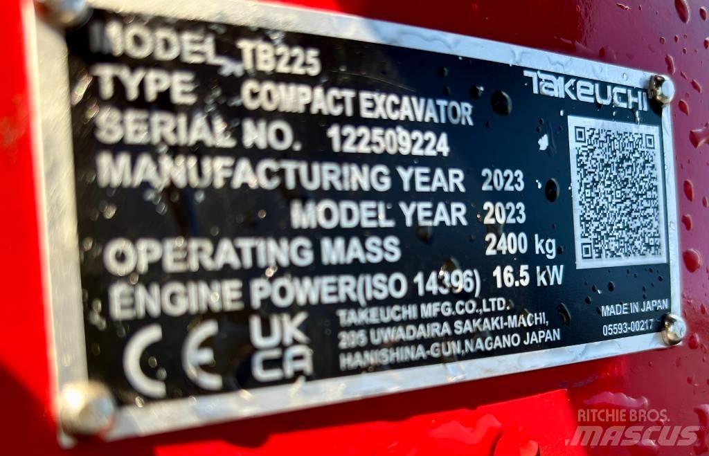Takeuchi TB 225 Мини-экскаваторы