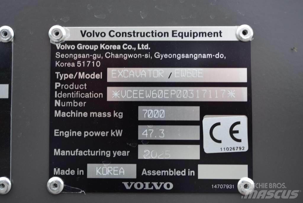 Volvo EW 60 E Мини-экскаваторы