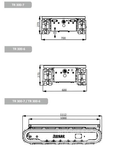 Befard TR300 Гусеничные самосвалы
