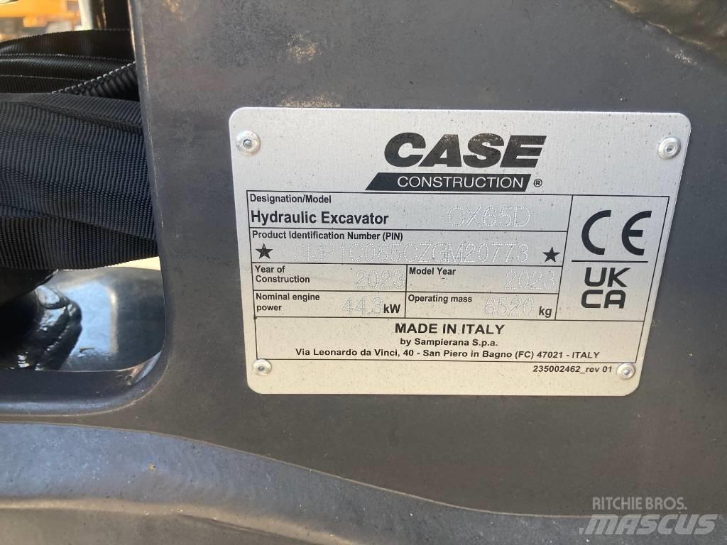 CASE CX65D Мини-экскаваторы