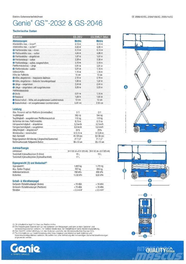 Genie GS 2032 Ножничные подъемники