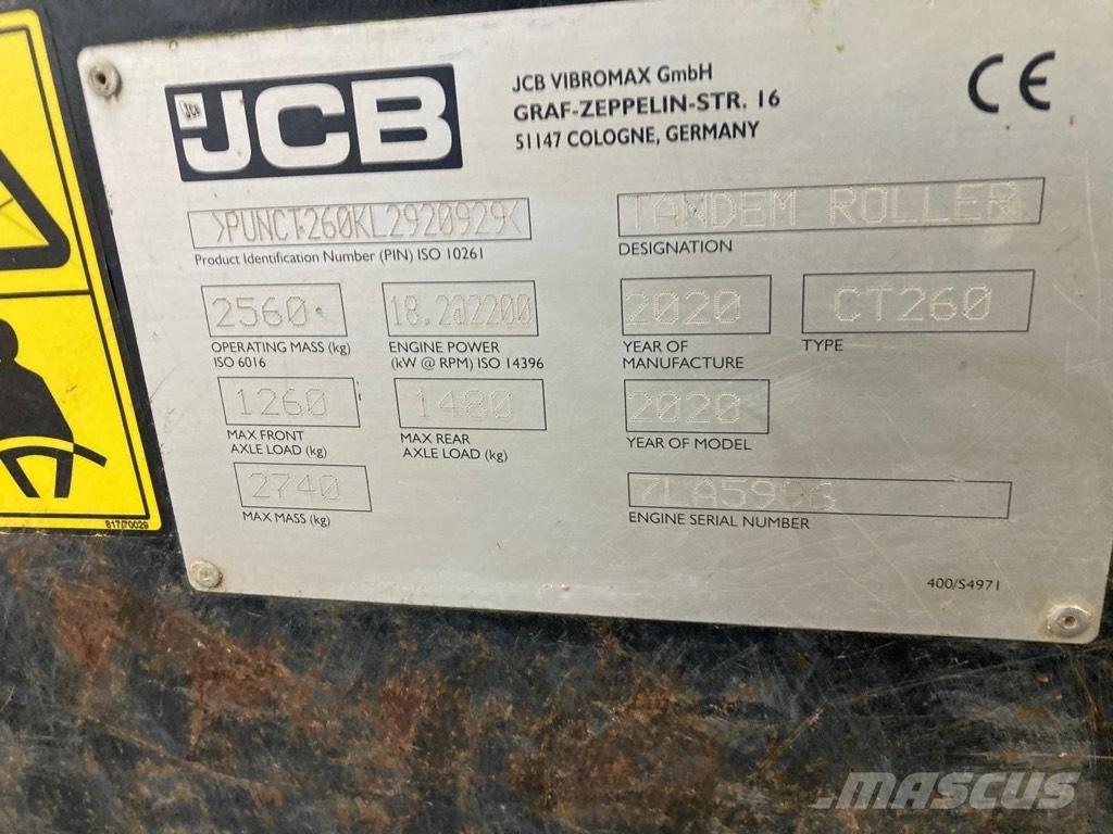 JCB CT 260-120 Катки тротуарные