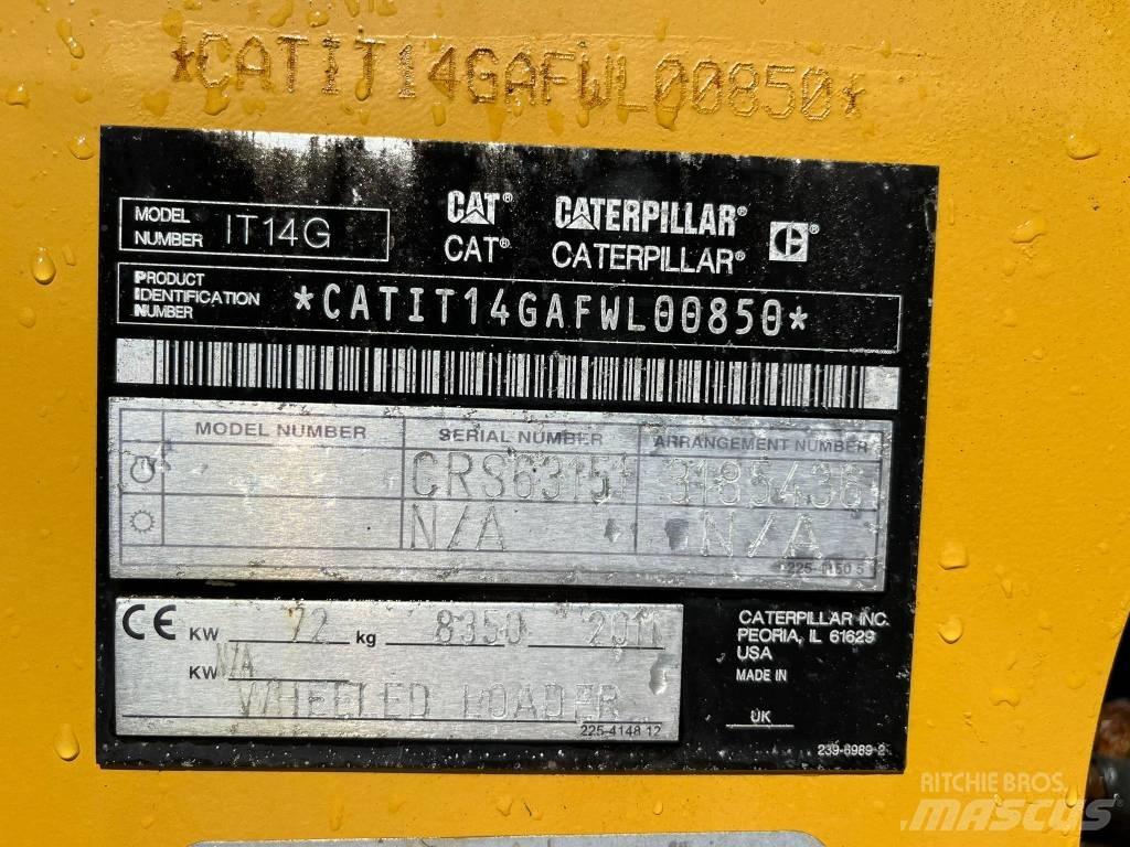 CAT IT 14 G Фронтальные погрузчики