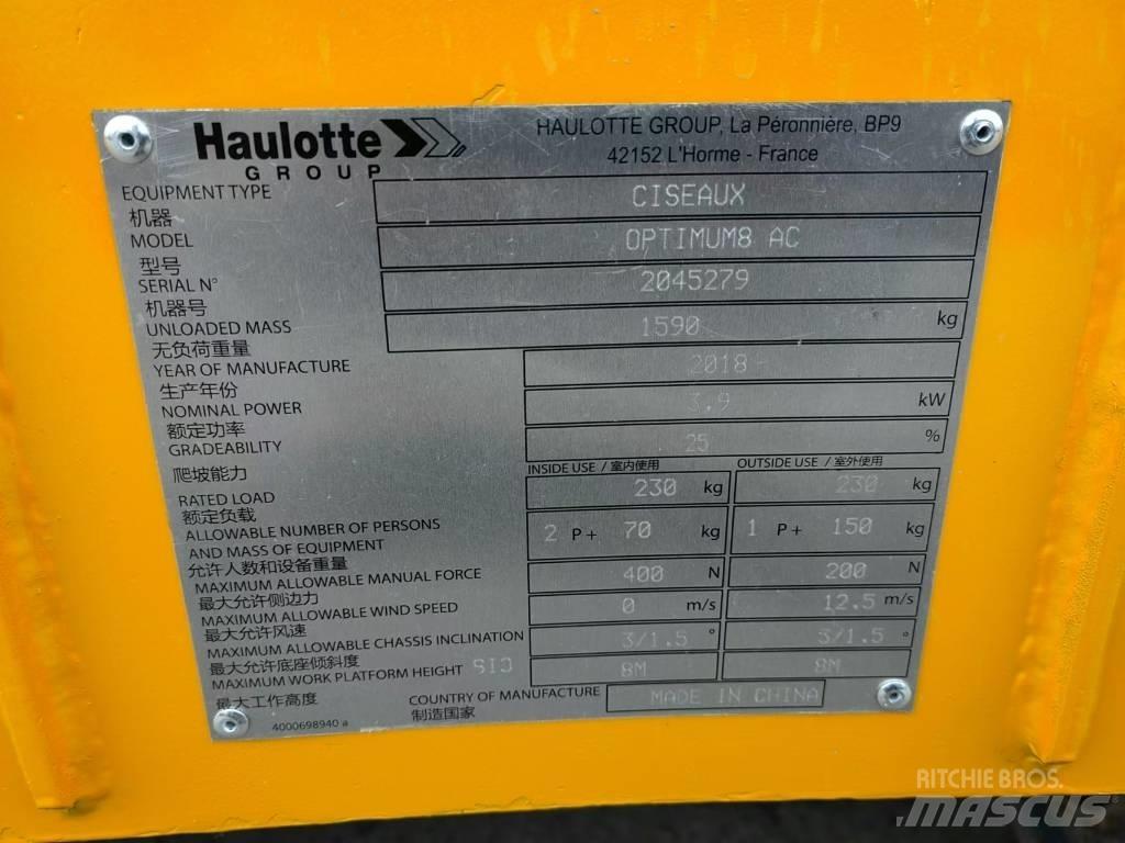 Haulotte OPTIMUM 8 Ножничные подъемники