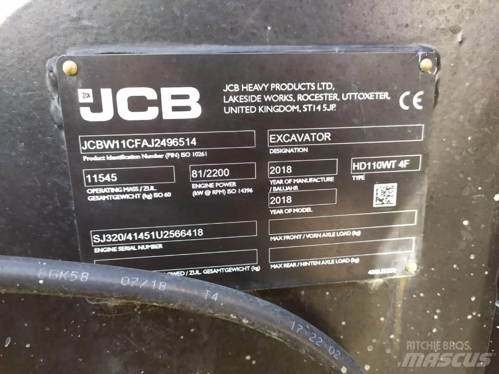 JCB Hydradig Колёсные экскаваторы