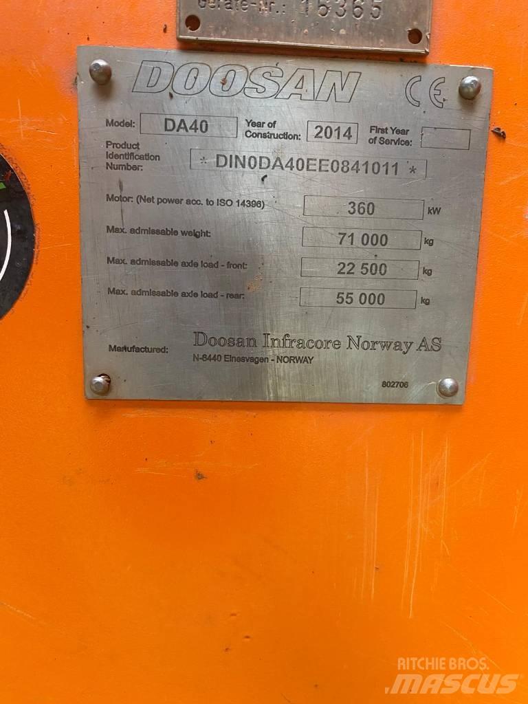 Doosan DA 40 Шарнирно-сочленённые самосвалы