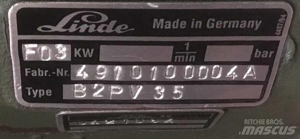 Linde B2PV35 Гидравлическая система