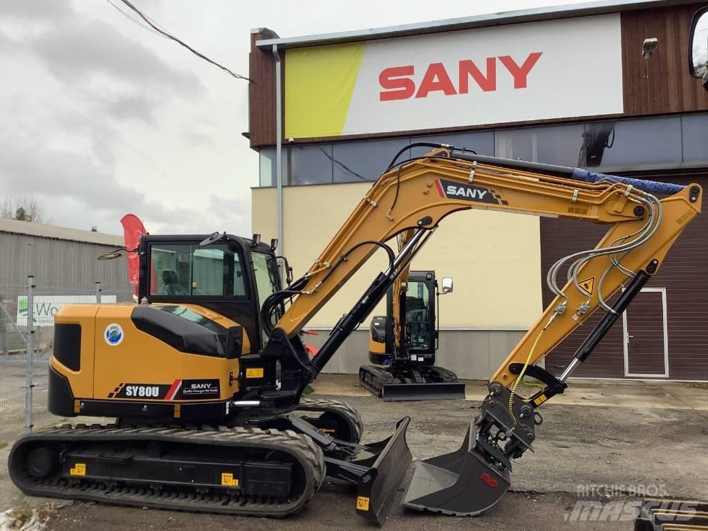 Sany SY80U Малые экскаваторы 7т-12т