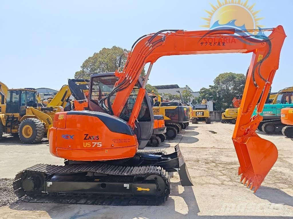 Hitachi ZX 75 US Малые экскаваторы 7т-12т