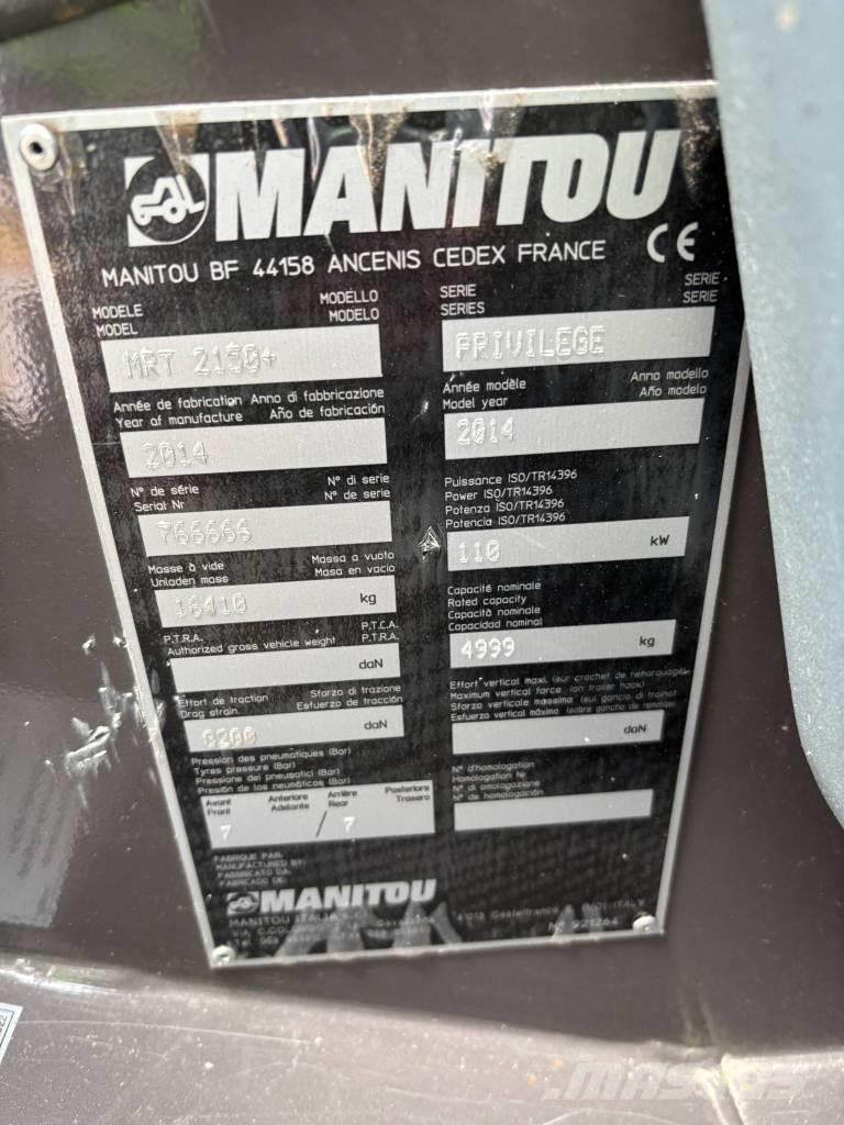 Manitou MRT 2140+ Телескопические погрузчики