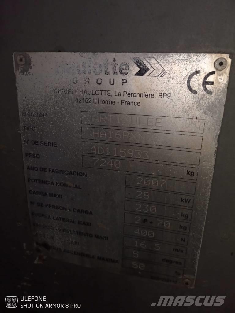 Haulotte HA 16 PX NT Коленчатые подъемники