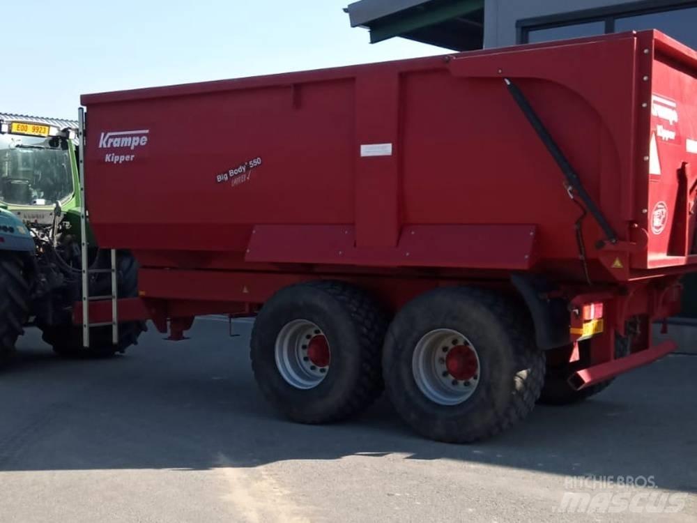 Krampe Big Body 550 Полуприцепы-платформы/боковая разгрузка