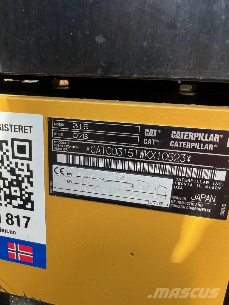 CAT 315 Гусеничные экскаваторы