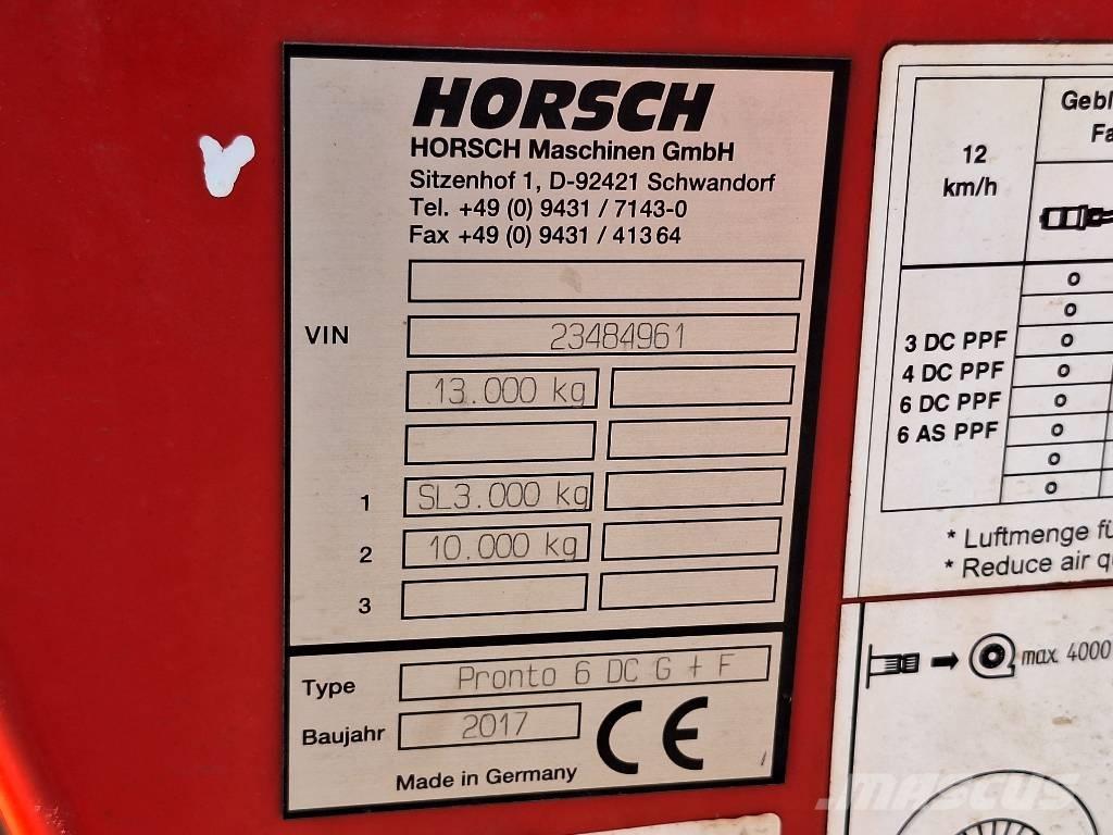 Horsch Pronto 6 DC Сеялки