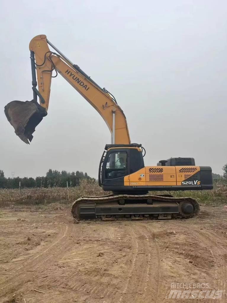 Hyundai Robex 520 VS Гусеничные экскаваторы