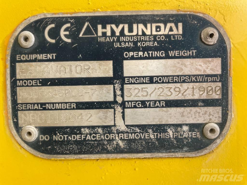 Hyundai R 450 LC-7 Гусеничные экскаваторы