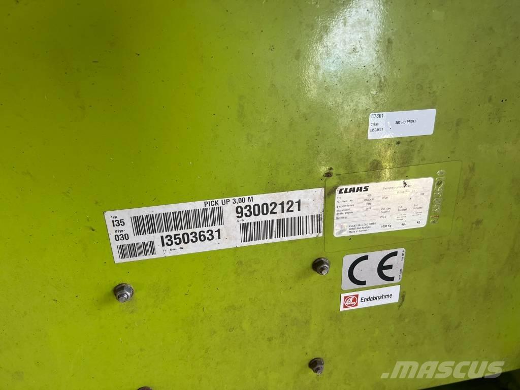 CLAAS PU 300 HD Комплектующие сельхозмашин для уборки сена