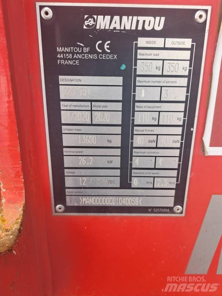 Manitou 220TJ Телескопические подъемники