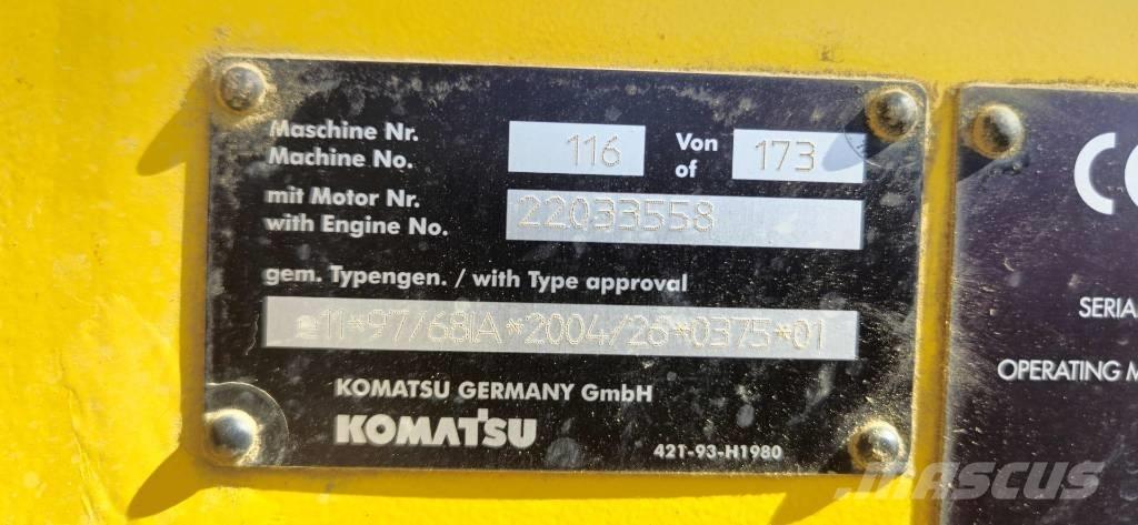 Komatsu PW 180-7EO Колёсные экскаваторы