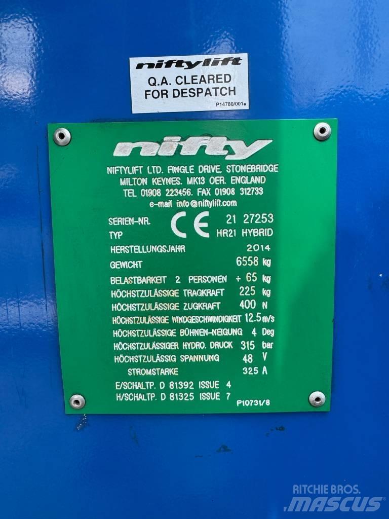 Niftylift HR 21 D E Коленчатые подъемники