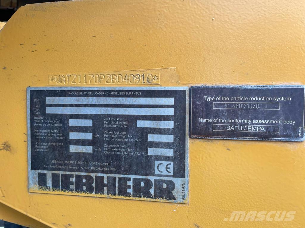 Liebherr L580 Фронтальные погрузчики