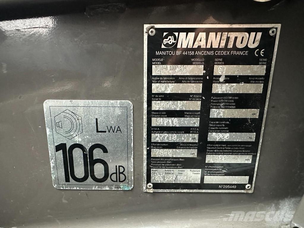 Manitou MT 1840 Телескопические погрузчики