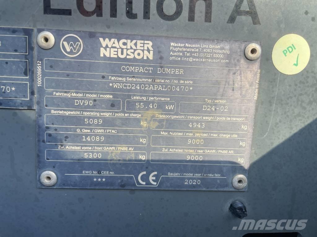 Wacker Neuson DV 90 Мини-самосвалы
