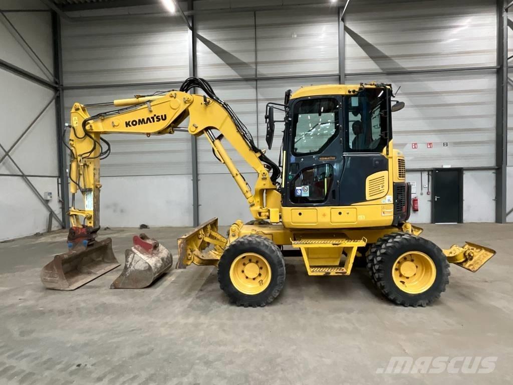 Komatsu PW 98 MR-8 Колёсные экскаваторы
