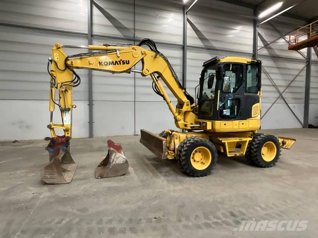 Komatsu PW 98 MR-8 Колёсные экскаваторы