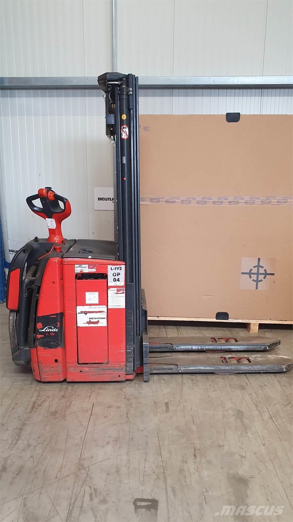 Linde L16AP Ручные штабелёры с электроподъёмом
