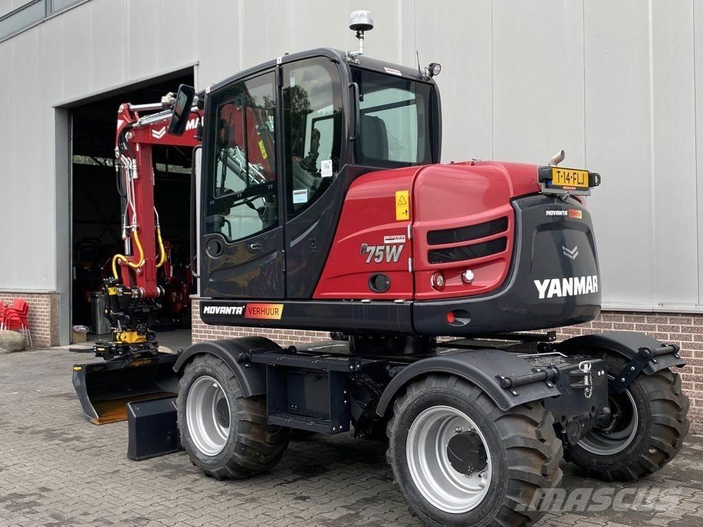 Yanmar B75W Колёсные экскаваторы